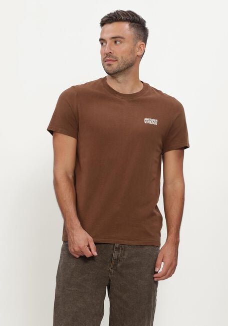 AMERICAN VINTAGE T-shirt YKOBOW en marron - large