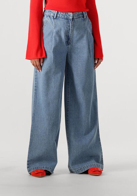 Blauwe MODSTRÖM Wide jeans MINNIMD PANTS - large