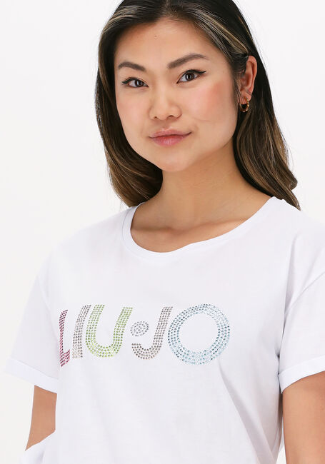 LIU JO T-shirt T-SHIRT MODA M/C B. en blanc - large