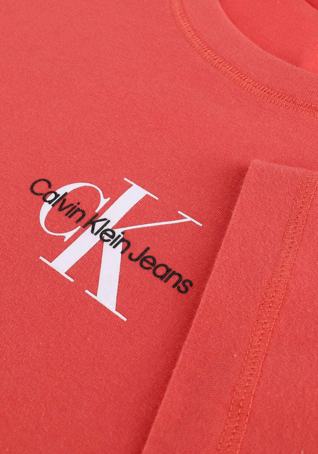 CALVIN KLEIN T-shirt MONOGRAM LOGO TEE Corail - large