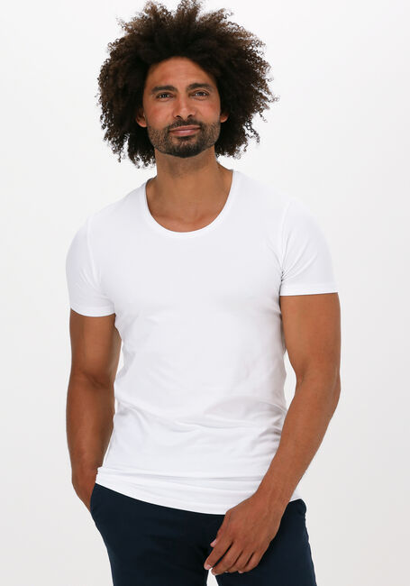 PUREWHITE T-shirt ESSENTIAL TEE U NECK en blanc - large