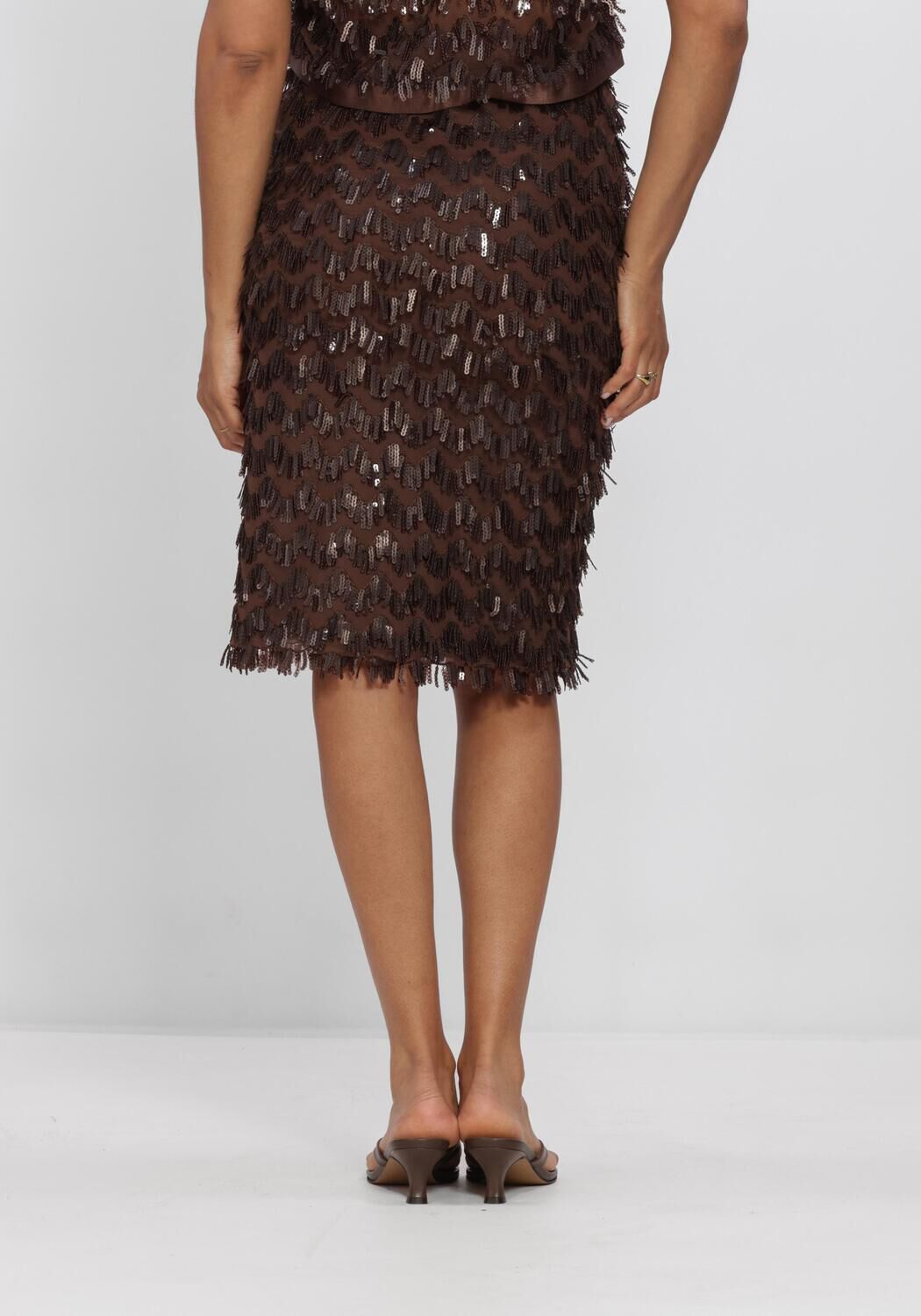 HAUTE L'AMITI&Eacute; LIMONELE PENCIL SKIRT Jupes en marron - large