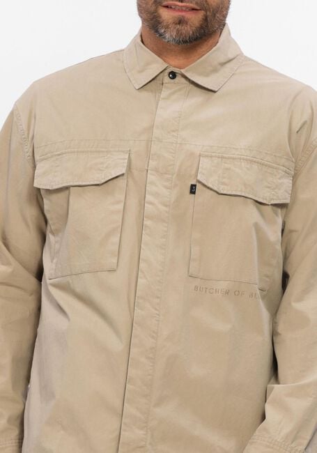 BUTCHER OF BLUE Surchemise DAN COTTON OVERSHIRT en beige - large