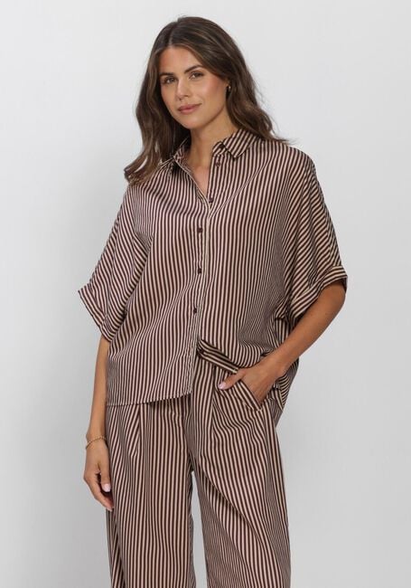 Bruine BY-BAR  SUNNY STRIPE BLOUSE - large