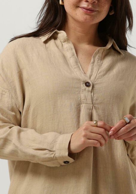 PENN & INK Robe midi S23Z556LTD Sable - large