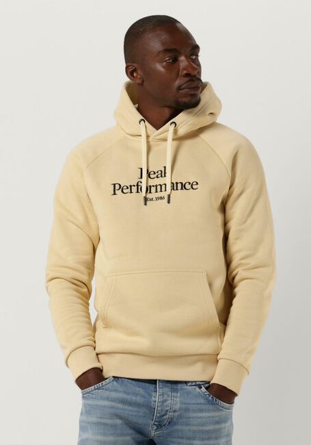 Beige PEAK PERFORMANCE Sweater ORIGINAL HOOD - large
