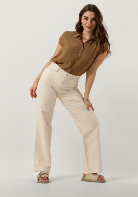 BY-BAR KIEK VISCOSE TOP Blouses Kaki - large