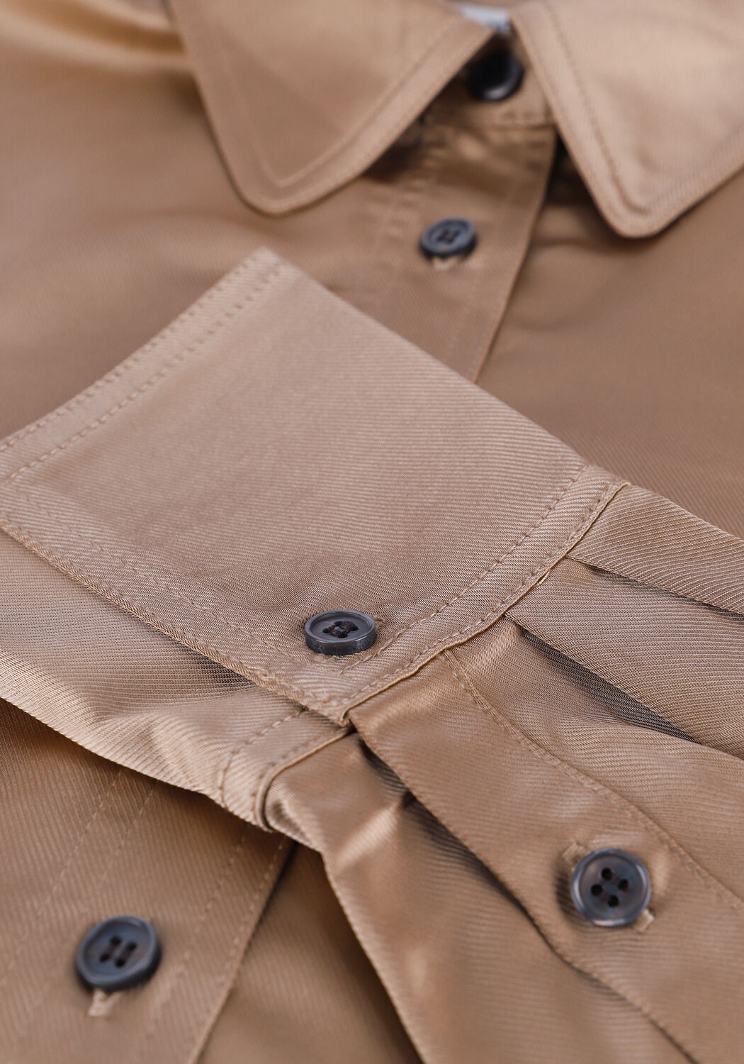 Camel MODSTR&Ouml;M  LELAND SHIRT - large