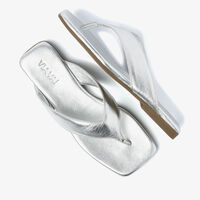 Zilveren VIA VAI Slippers KIKI BERRY - medium