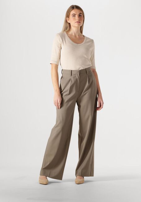SECOND FEMALE Pantalon CARLANE TROUSERS en taupe - large