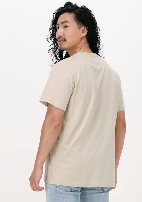 TOMMY JEANS T-shirt TJM CLASSIC JERSEY C NECK en beige - large
