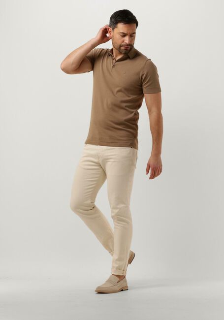 Bruine DSTREZZED Polo POLO S/S COTTON KNIT - large