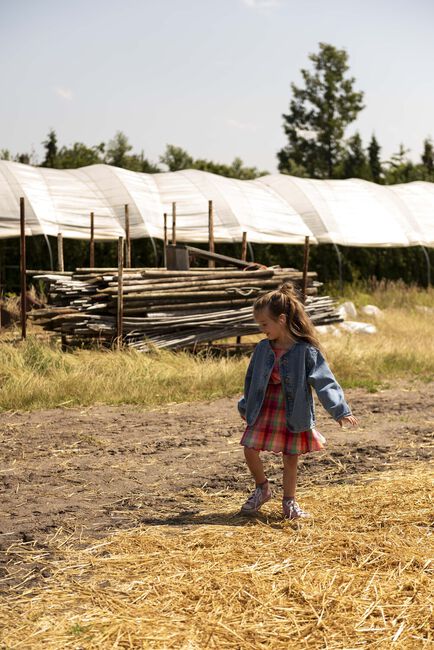 JENEST Veste en jean BOBBI DENIM JACKET en bleu - large