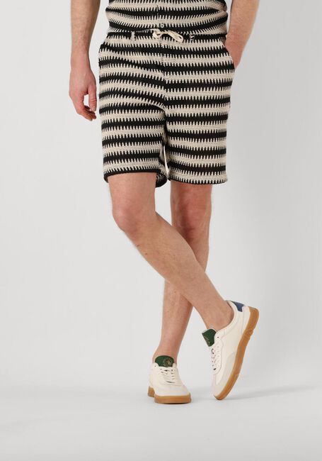 ANERKJENDT Pantalon courte AKJAN STRUC STRIPE SHORTS Écru - large