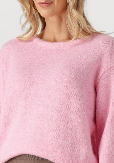 YDENCE Pull KNITTED SWEATER FLO en rose - large