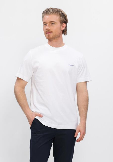 GENTI T-shirt T-SHIRT SS 1223 en blanc - large