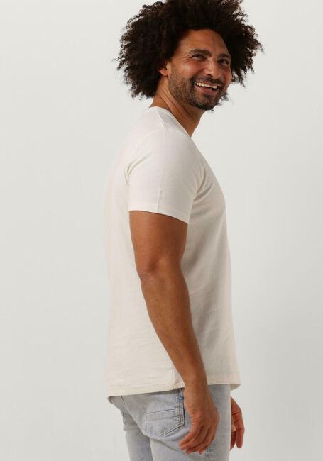 Beige SELECTED HOMME T-shirt SLHJOSEPH PIQUE O-NECK TEE - large