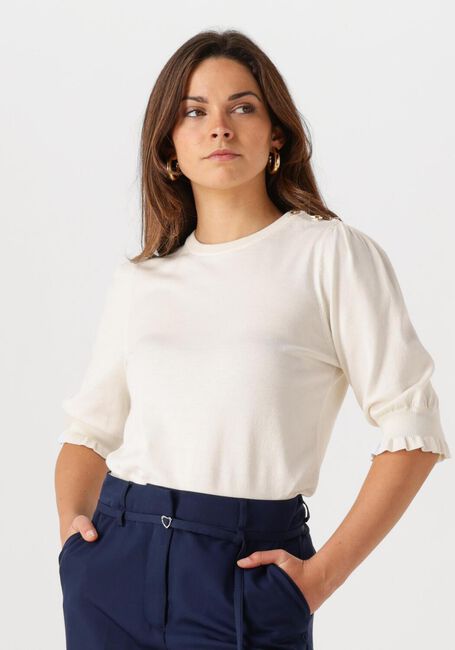 FABIENNE CHAPOT Pull MOLLY SHORT SLEEVE PULLOVER en blanc - large