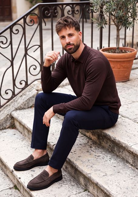 SAINT STEVE Polo BEREND-S en marron - large