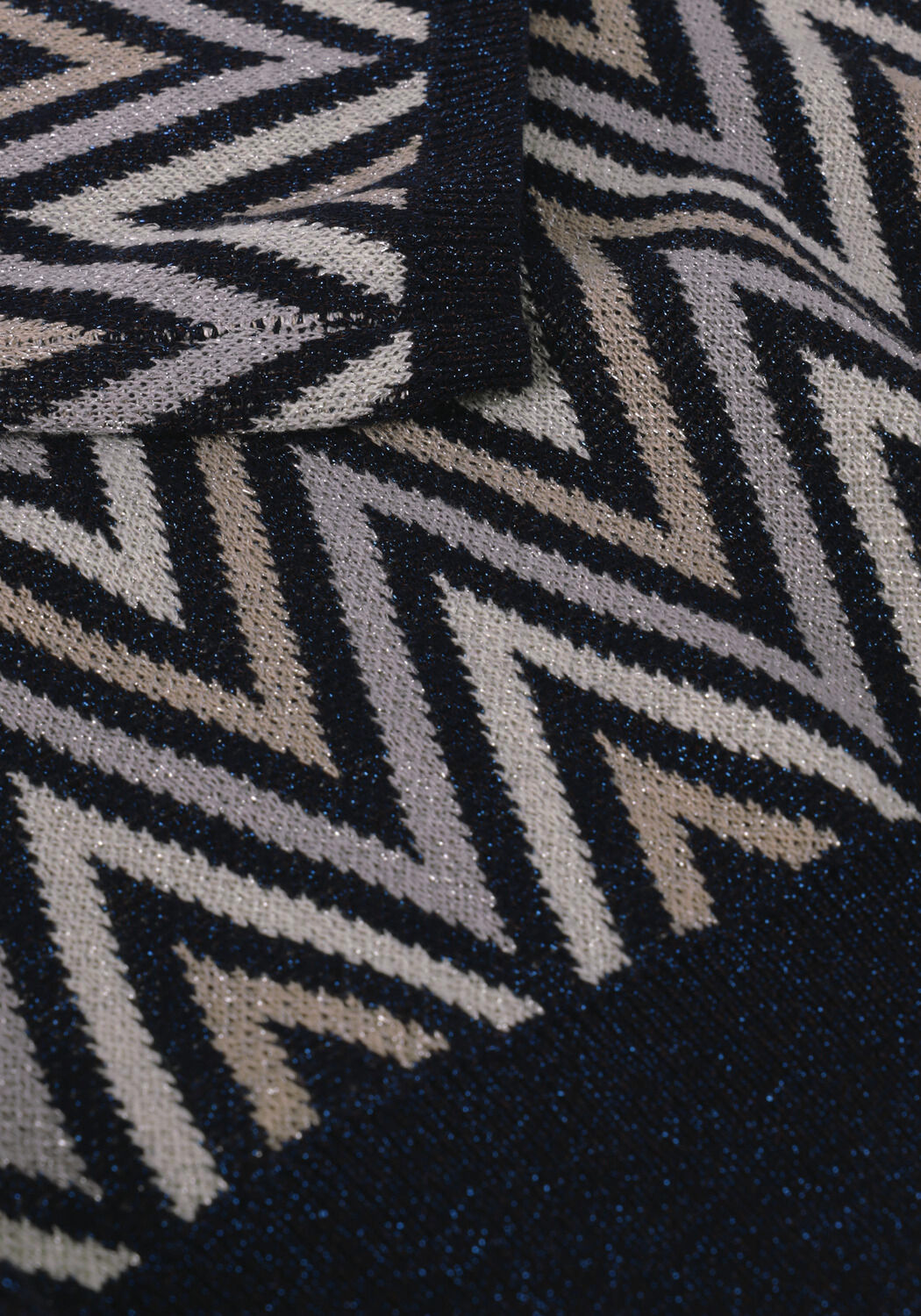 NEO NOIR Pull JOHANNA POINT KNIT BLOUSE Bleu fonc&eacute; - large