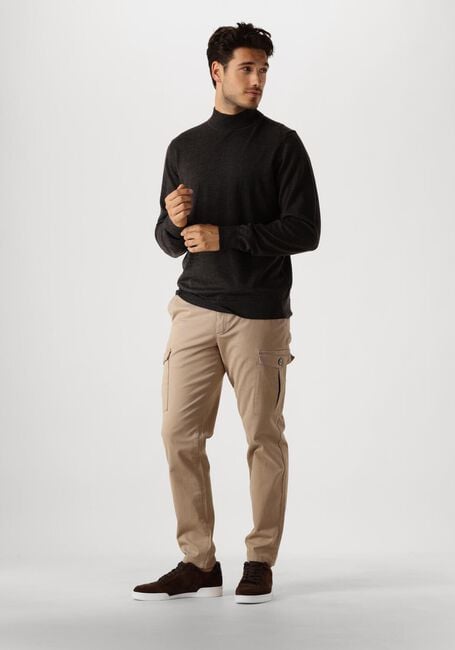 Bruine PROFUOMO Trui PULLOVER MOCK - large