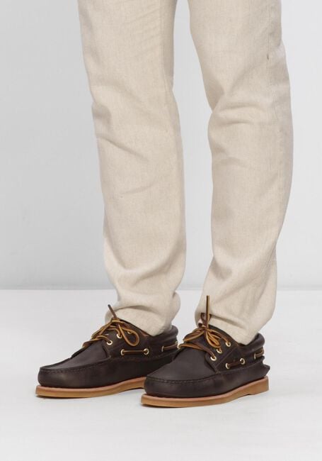 TIMBERLAND CRAFTED BOAT Chaussures &agrave; lacets en marron - large