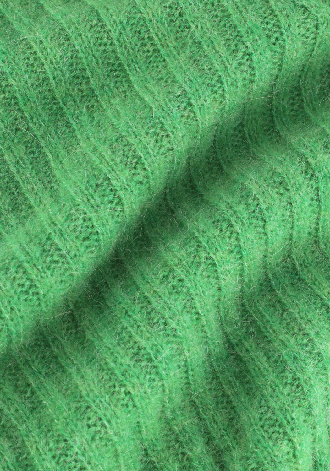 Groene MODSTR&Ouml;M Trui GOLDIE O-NECK - large