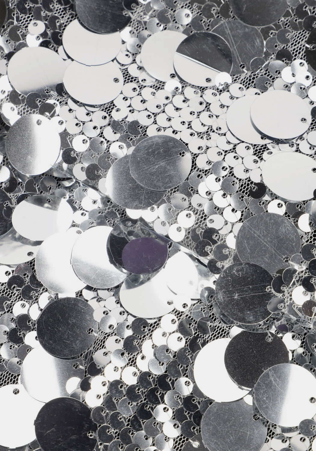 MOVES Jupe midi LUBINU en argent - large