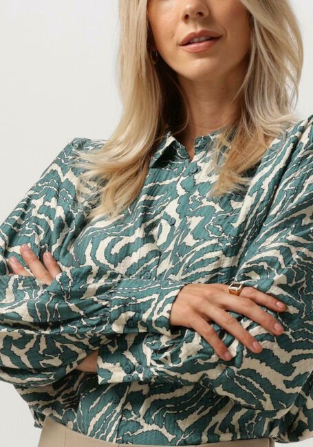 Bruine MSCH COPENHAGEN  MSCHZANETA SHIRT AOP - large