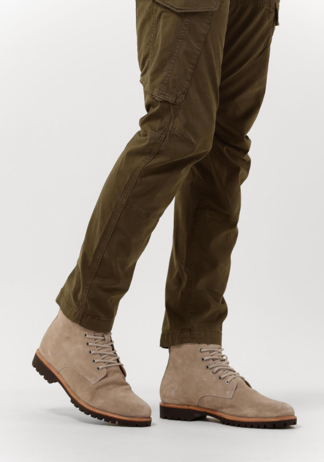 BLACKSTONE Bottines &agrave; lacets UG09 en gris - large