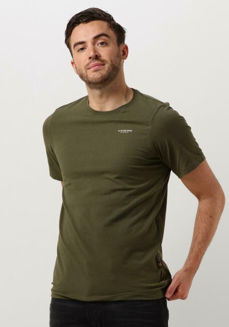 G-STAR RAW T-shirt SLIM BASE R T S/S Olive - large