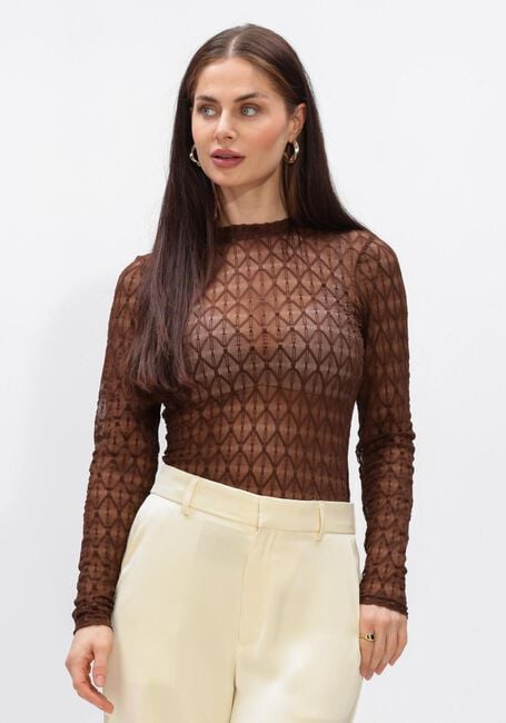 Bruine NOTRE-V Tops & T-shirts NV-HENDERIEN - large