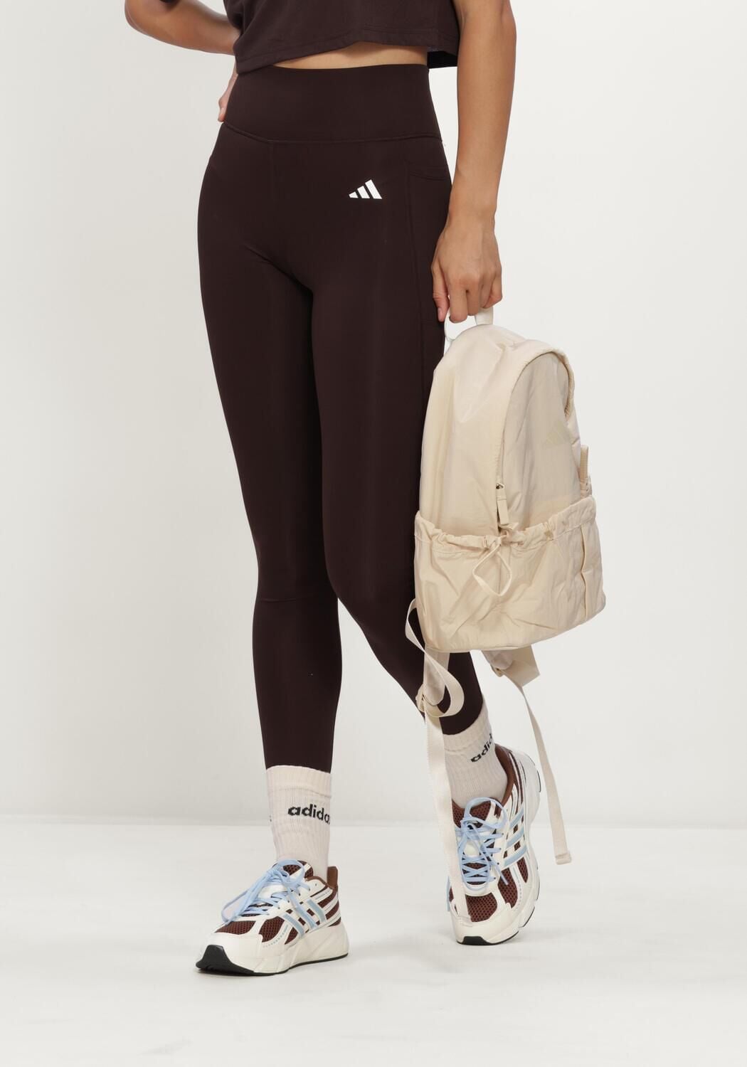 ADIDAS Legging OPT ESS ST 1/1 en marron - large