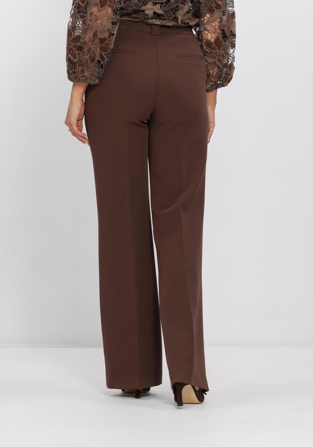AAIKO Pantalon CHANTALLE RPES 345 en marron - large