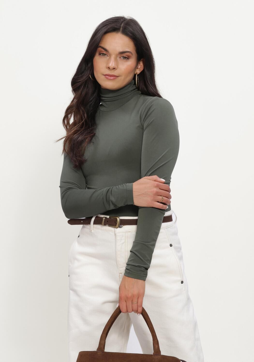 NOTRE-V Haut NV-INGER Olive - large