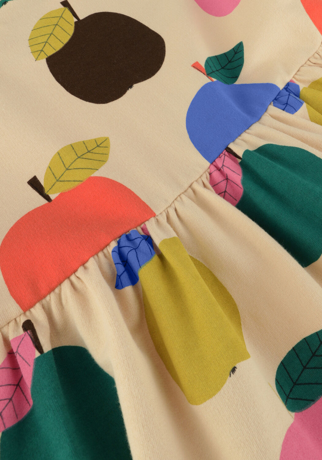 Jelly Mallow Robe midi COLOURFUL APPLE DRESS en multicolore - large