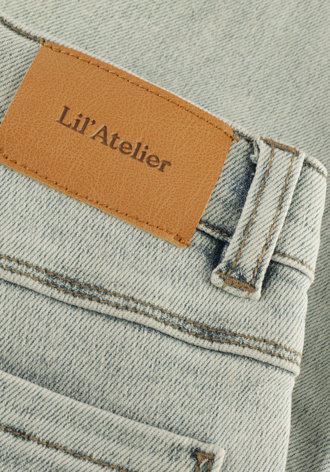 LIL' ATELIER Straight leg jeans NMNKIM HW LOOSE AN JEANS Bleu clair - large
