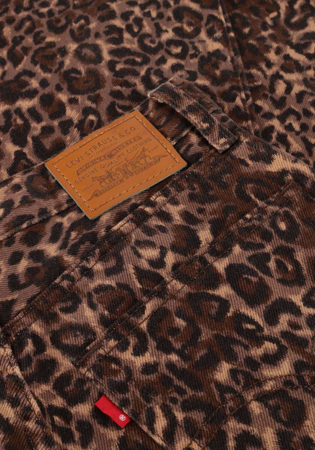 Bruine LEVI'S Wide jeans BAGGY DAD CAT EYES - large