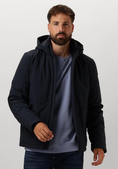 Blauwe CAST IRON Jack SHORT JACKET SOFTSHELL SUPERBOLT - large