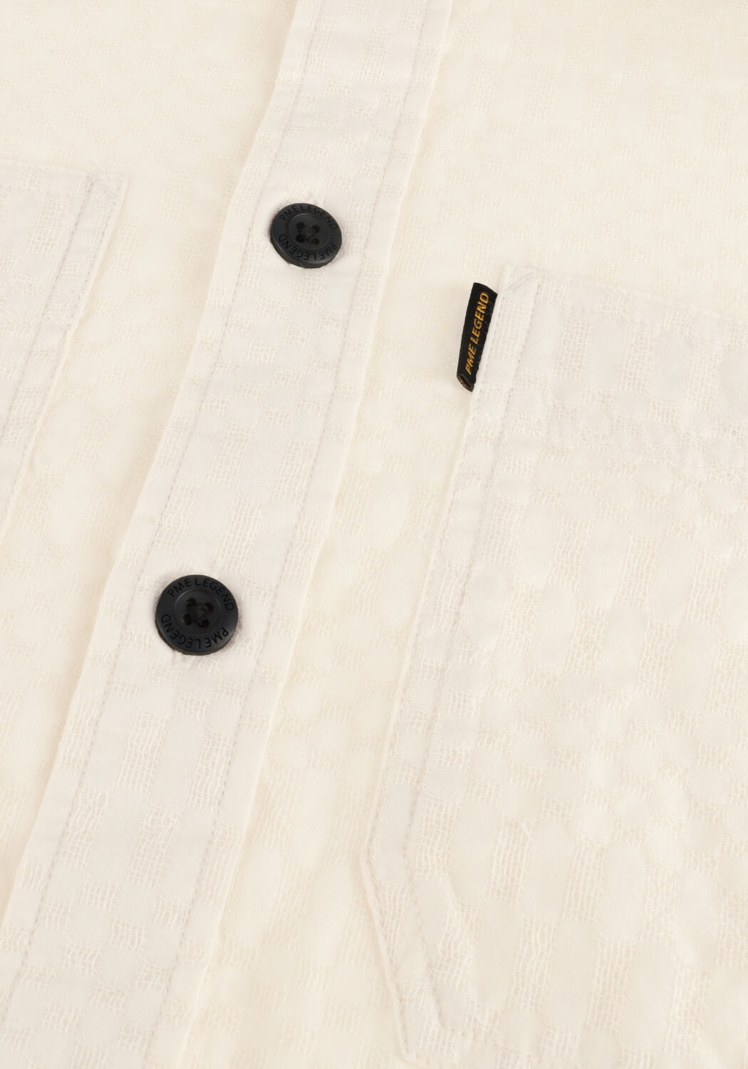 PME LEGEND Chemise d&eacute;contract&eacute; COOPER BARRY JACQUARD en beige - large