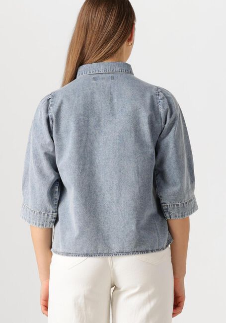 LOLLYS LAUNDRY BONOLL SHIRT SS Blouses en bleu - large