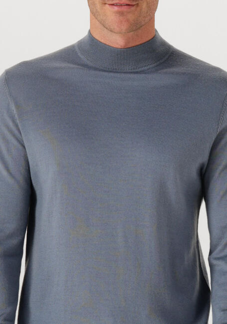 PROFUOMO Col roulé PULLOVER MOCK NECK MERINO Bleu clair - large
