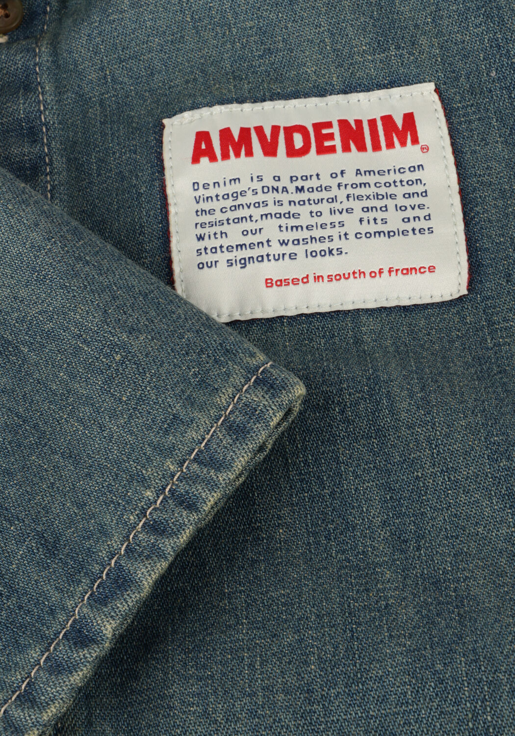 AMERICAN VINTAGE Chemises OZYR en bleu - large