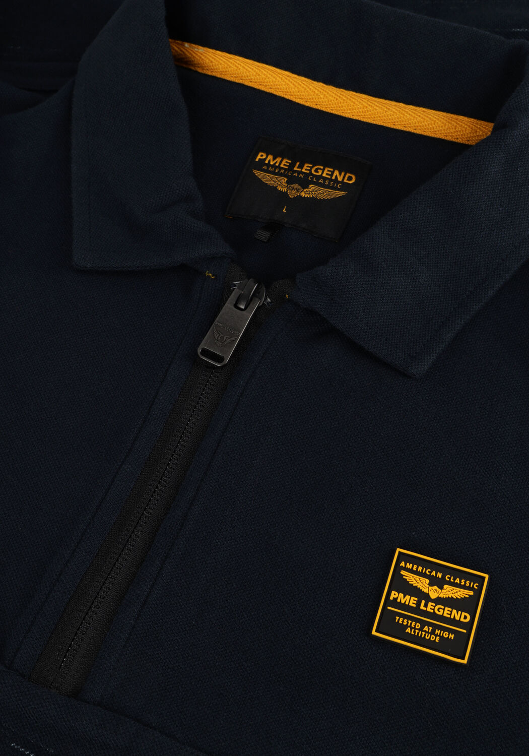 PME LEGEND Polo SHORT SLEEVE POLO CARGO INJECTED BLOCK en bleu - large