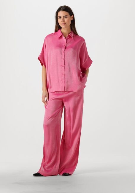 ALIX THE LABEL LADIES WOVEN SHINE BOXY BLOUSE Blouses en rose - large