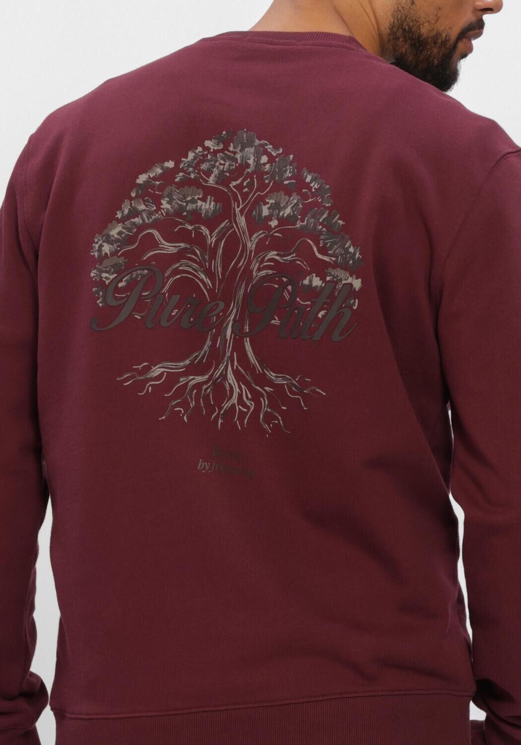 PURE PATH Pull ROOTED TREE Bordeaux - large