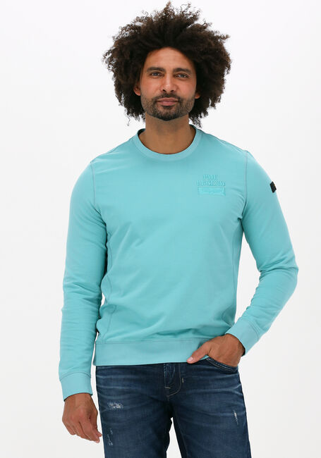 Lichtblauwe PME LEGEND Sweater R-NECK FINE TERRY - large