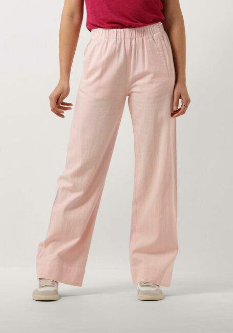 BY-BAR Pantalon large MEES TWILL PANT en rose - large