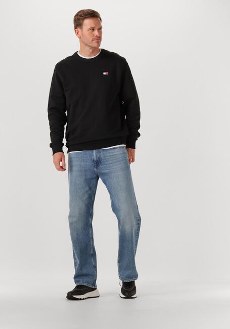 Zwarte TOMMY JEANS Trui TJM REG BADGE CREW EXT - large