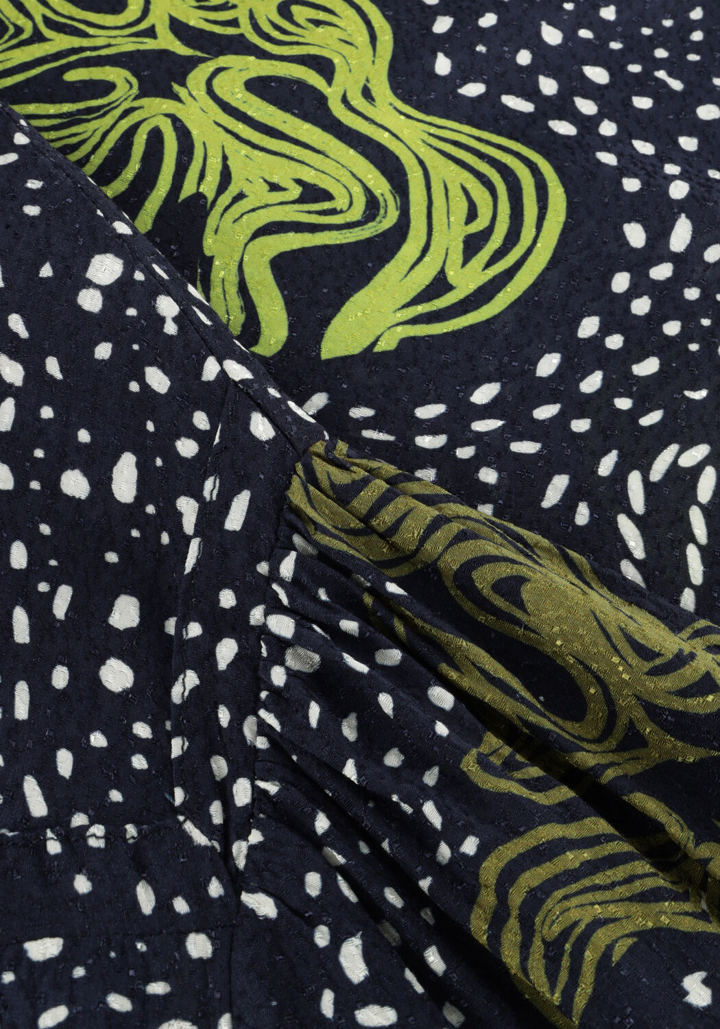 Donkerblauwe POM AMSTERDAM Mini jurk ETERNITY - large